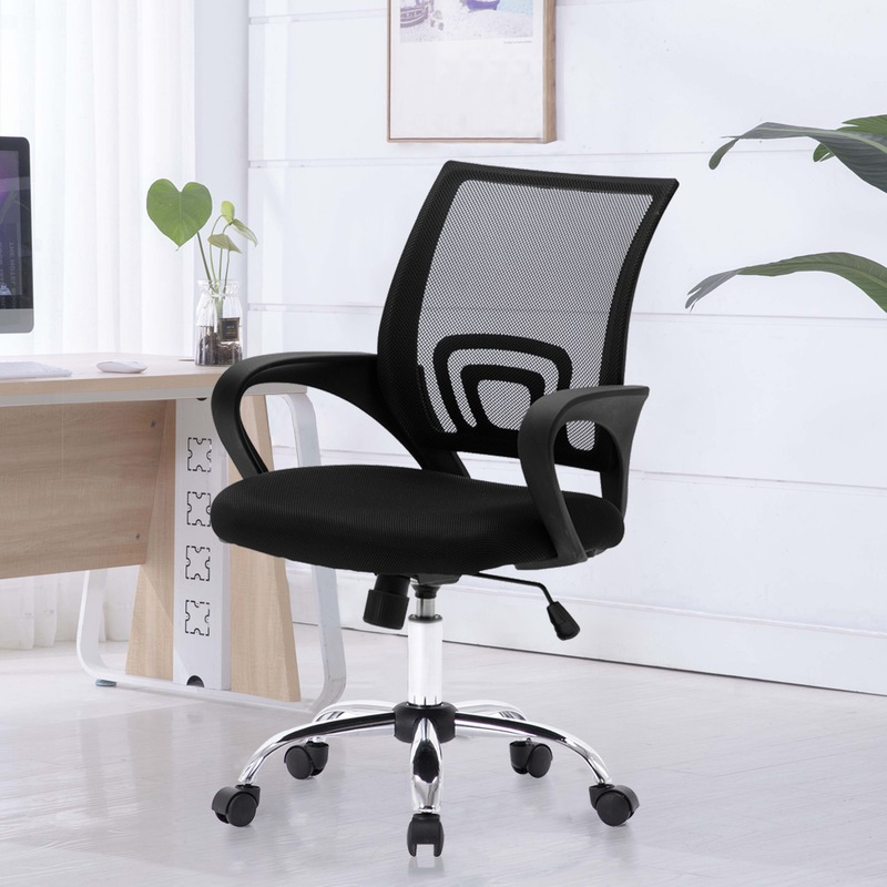 Buy Advwin Office Mesh Chair Executive Mid Back Computer Armchair, Wide ...