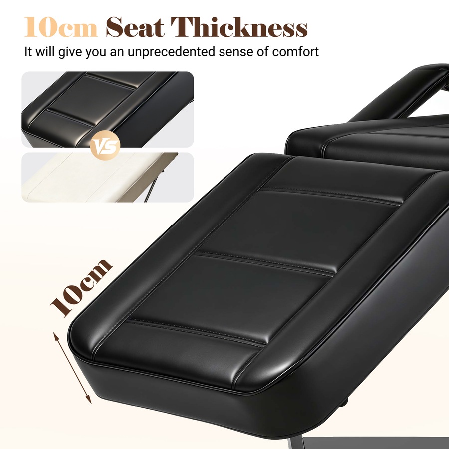 Advwin Facial Bed Chair, Hydraulic Adjustable Multi-Purpose Tattoo Chair Bed, Beauty Barber Spa Beauty Equipment, 150kg Capacity