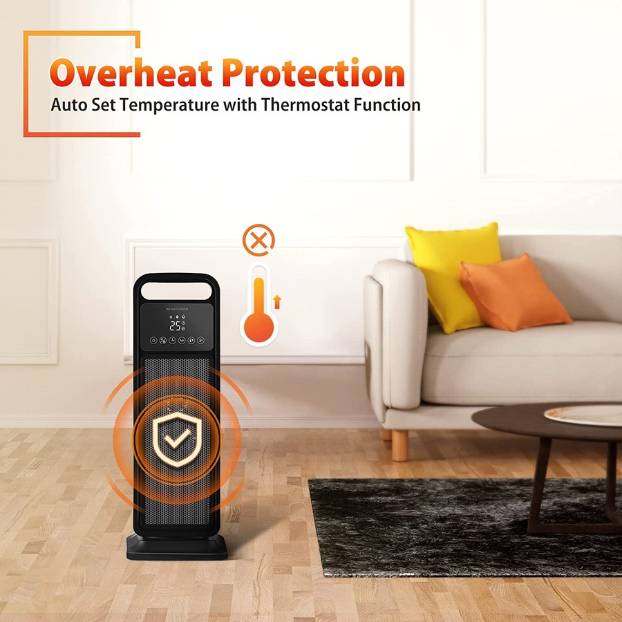 Buy Advwin Heater 2000W Self-Regulating Ceramic Electric Portable ...