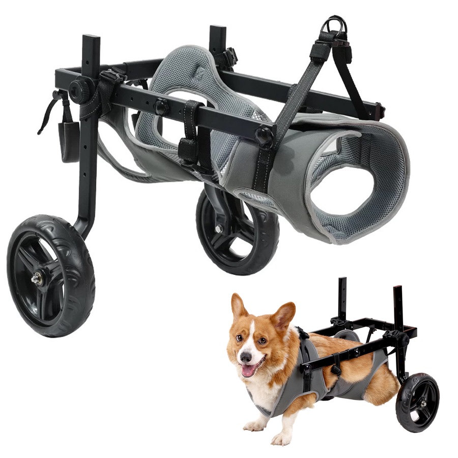 Advwin Medium Dog Wheelchair for Back Legs Mobility Support Lightweight Pet Wheelchair