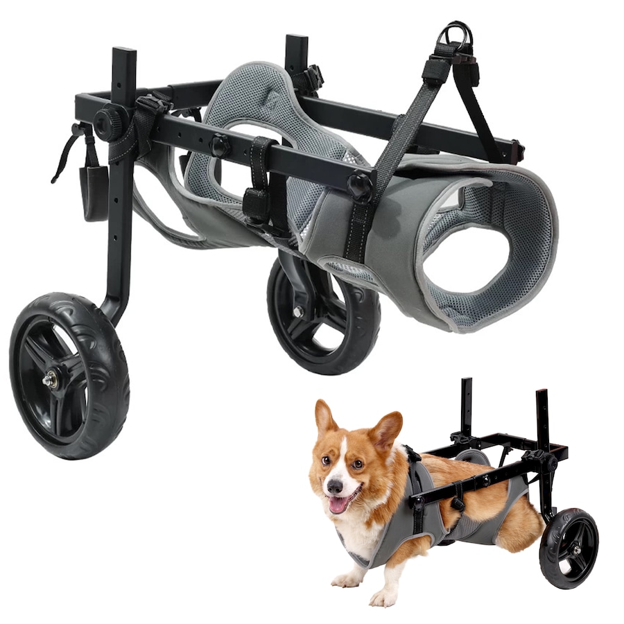 Advwin Medium Dog Wheelchair for Back Legs Mobility Support Lightweight Pet Wheelchair