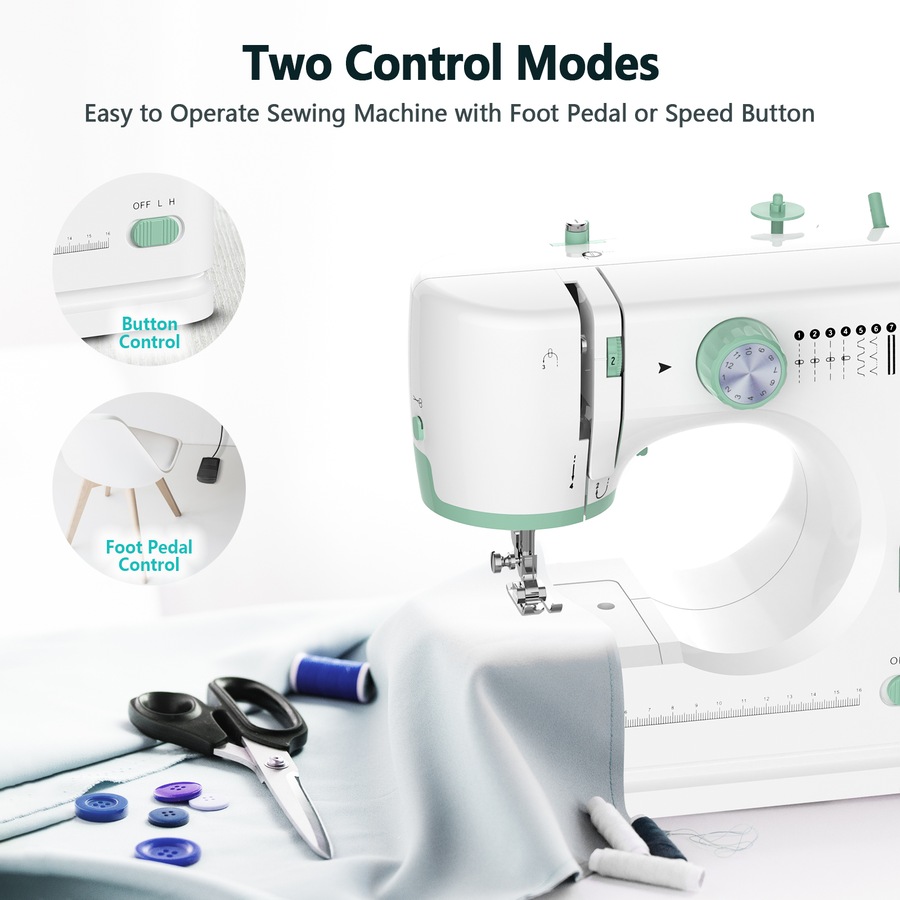 Buy Advwin Mini Sewing Machine for Beginners, with 12 Stitch Patterns ...