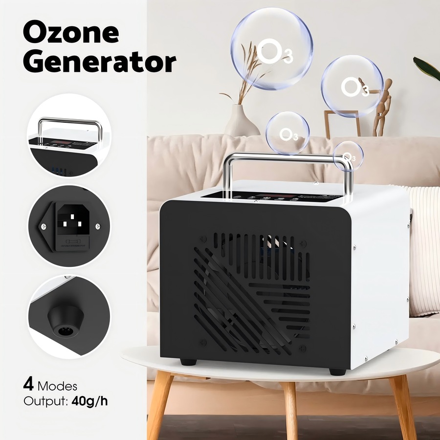 Advwin Ozone Generator 40000 mg/h Air Purifier Machine 4 Modes High Capacity Commercial Industrial Deodoriser
