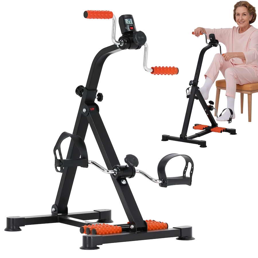 Advwin Pedal Exerciser Bike for Seniors, Quiet Arm & Leg Physical Therapy Pedal Trainer with Adjustable Resistance, Great Gift for Elderly Rehab