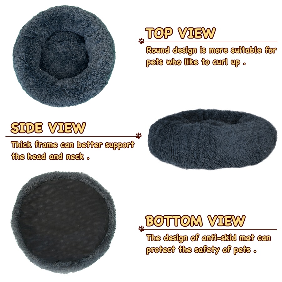 Advwin Pet Bed Dog Beds For Large Dogs Indoor Dog Calming Bed