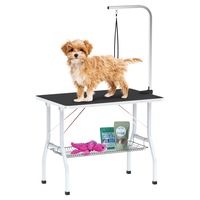 Advwin Pet Dog Grooming Table Adjustable W/basket