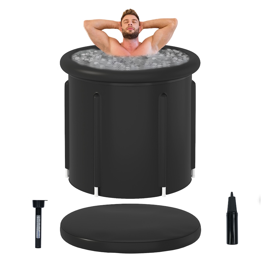 Advwin Portable Ice Bath Tub 80 x 75cm 376L Multiple Layered Foldable Cold Plunge Tub