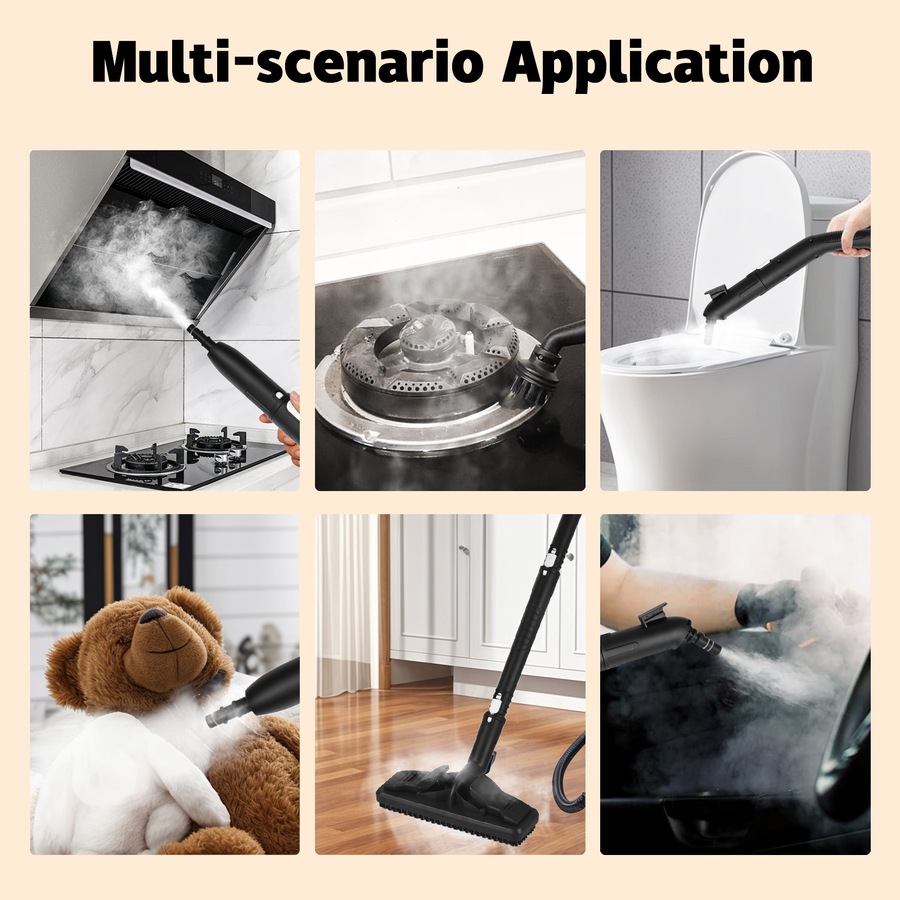 Buy Advwin Portable Steam Cleaner, 1600W Household Pressure Steamer ...