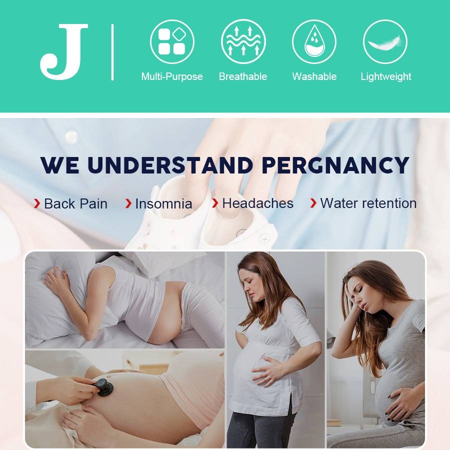 Advwin Pregnancy Nursing Sleeping Pillow 140cm Dark Grey J-Shaped