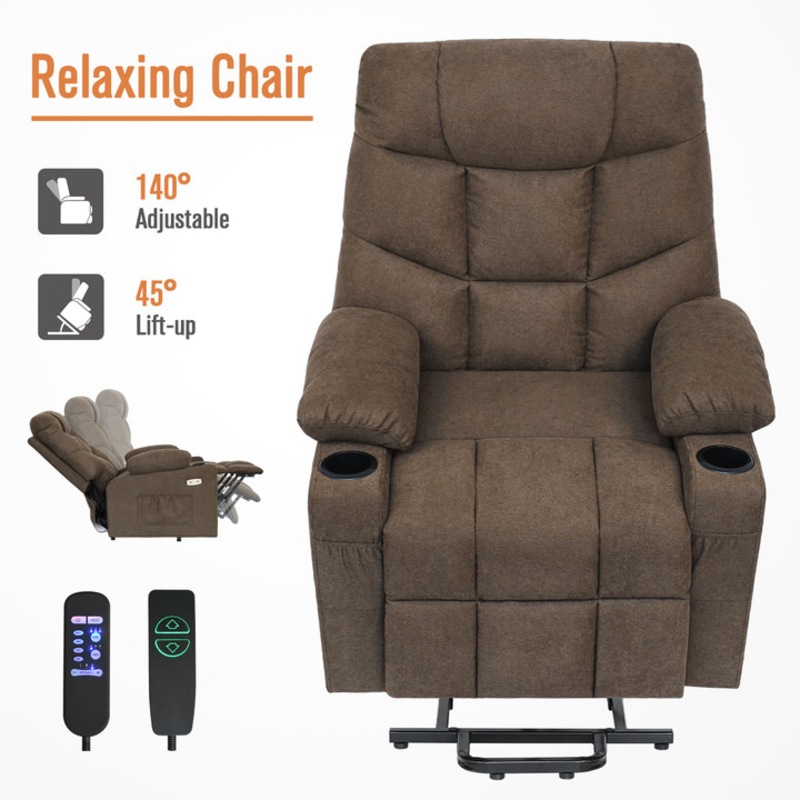 Buy Advwin Massage Chair, Electric Lift Chairs Heated Vibration