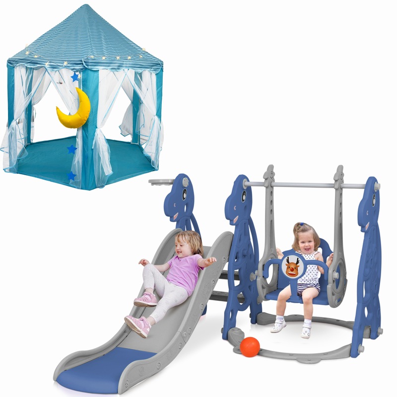 Buy Advwin Toddler Slide and Swing Set Outdoor / Indoor Play Slide with