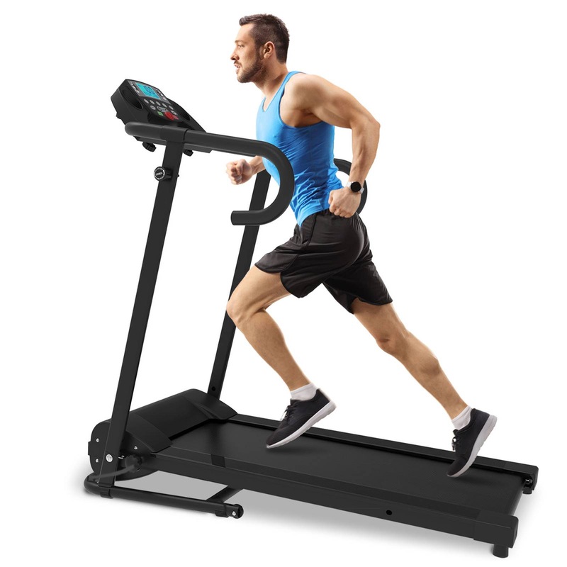 Home Gym Folding Electric Treadmill with LCD Display Running Exercise ...