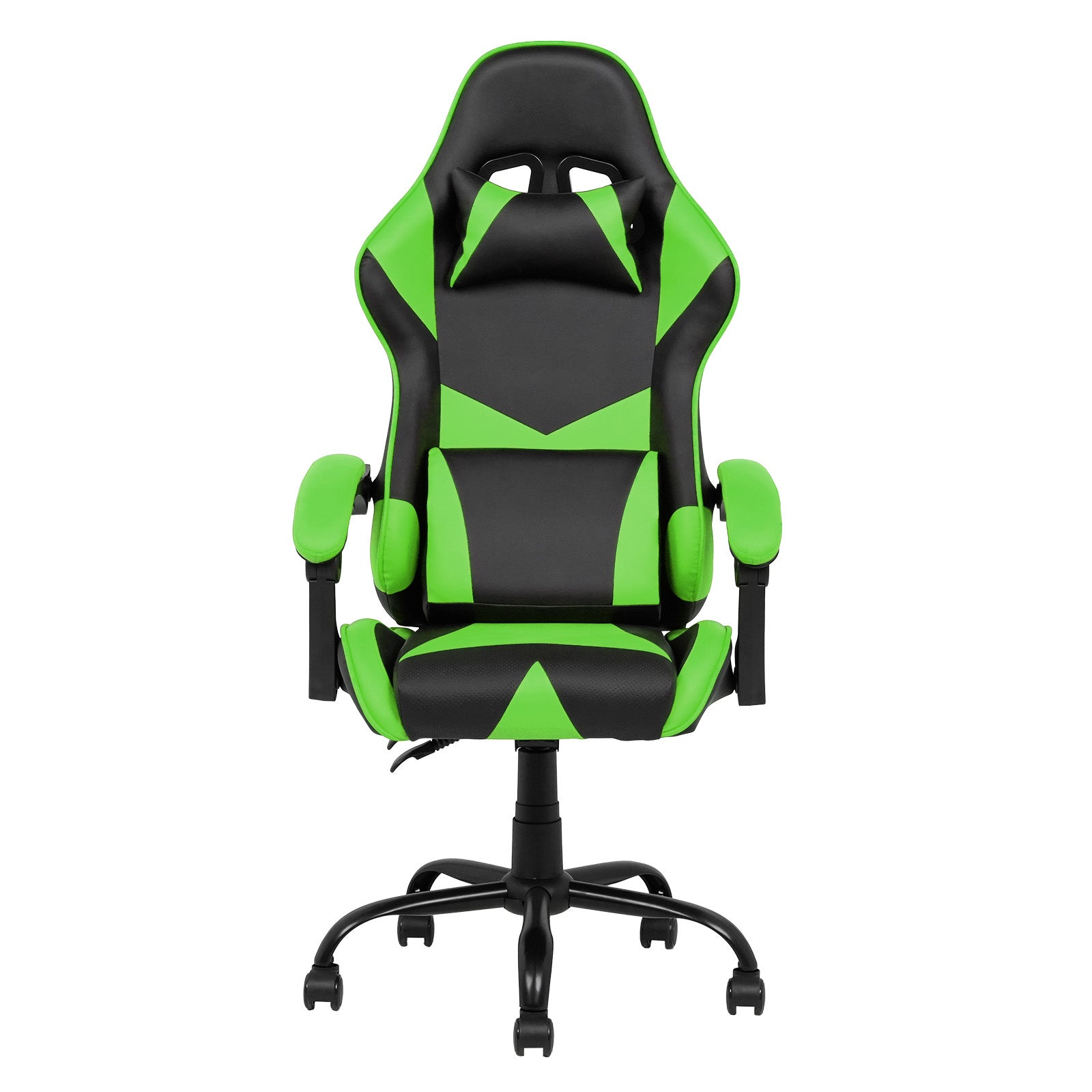 Advwin Gaming Chair Racing Recliner Ergonomic Office Chair Reclining Executive Computer Seat Green