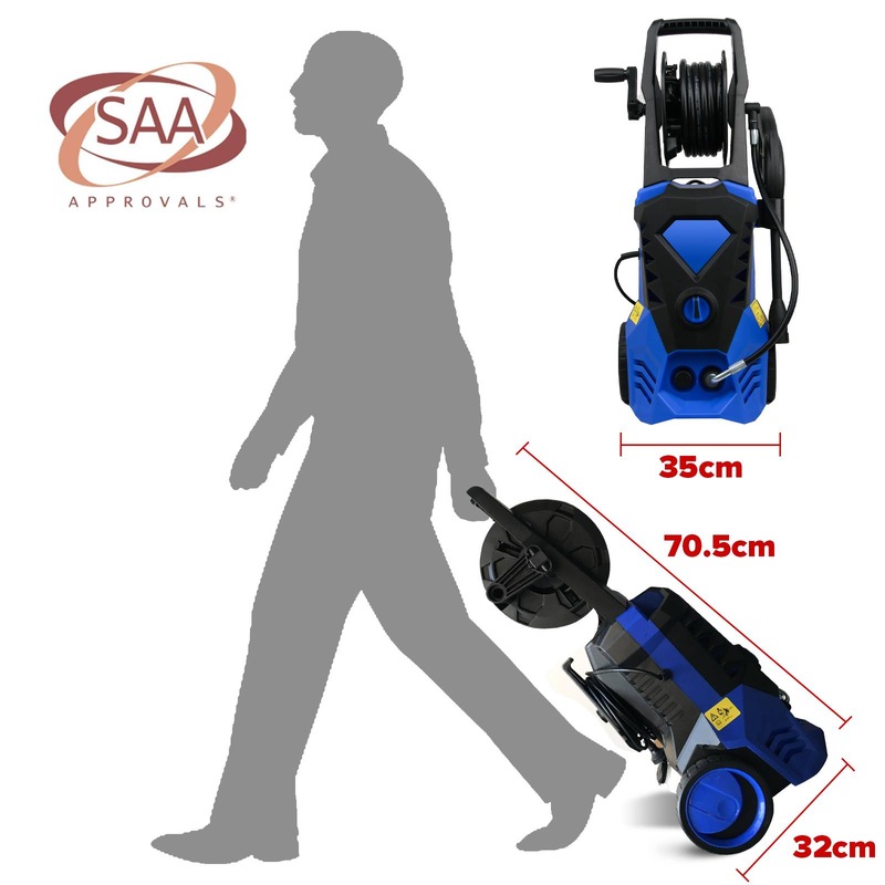 Buy ADVWIN 3900Psi Pressure Washer, 2000W Electric High Power Washer Adjustable Spray Gun (6m