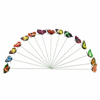 10/50Pcs Colorful Butterflies Outdooor Garden Patio Lawn Ornaments Decor
