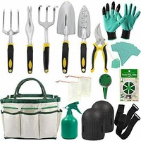 14 Piece Gardening Gifts Tool Kit With 6 Hand Tools Garden Storage Tote