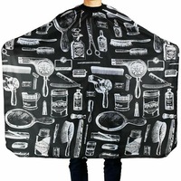 140x120cm Polyester Hair Cutting Cape Hairdressing Gown Apron Barber Salon Adult