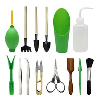 14X Mini Garden Hand Tools Transplanting Succulent Plant Gardening Tool Rake Set
