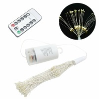 180 LED Firework Outdoor Fairy String Lights 8 Modes Starburst Xmas New Decor