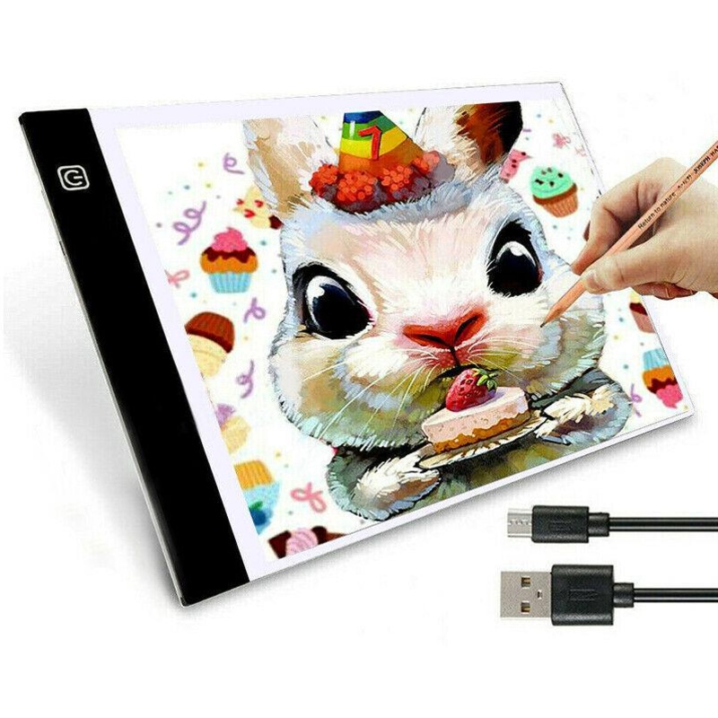 Buy 3Level A4 LED Light Box Tracing Drawing Board Stencil Tattoo Art