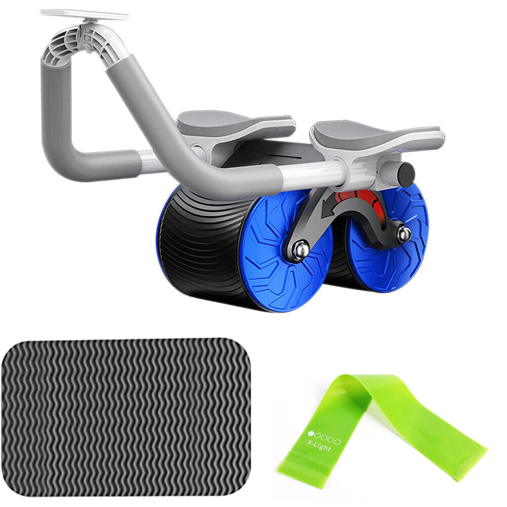 Ab Roller Wheel Equipment Abdominal Core Strength Training Automatic Gym Australia