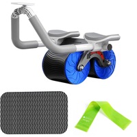 Ab Roller Wheel Equipment Abdominal Core Strength Training Automatic Gym