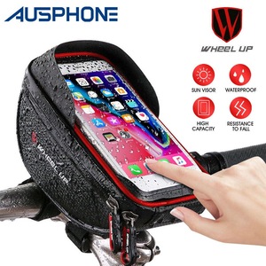 Bike Bicycle Frame For Cell Phone Bag Case Holder Touch Screen Front Tube Pouch
