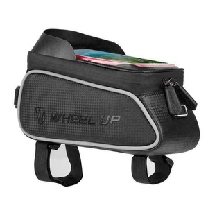 Bike Bicycle Handlebar Tube Front Phone Bag Waterproof Pouch Holder