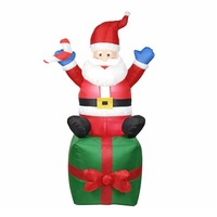 Blow Up Inflatable Christmas Santa 1.8M Xmas Decoration Outdoor Xmas Decor