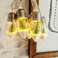 Christmas Tree LED String Fairy Lights 6 Snowflake Bulbs Xmas Home Decoration IW