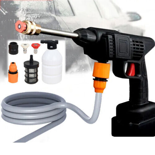 Cordless Electric High Pressure Water Spray Gun Car Washer Cleaner Portable  Australia