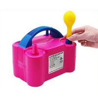 Electric Balloon Pump Ballon Inflator 600W Power 2 Nozzles Portable