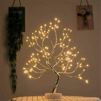 Fairy Tree Light Lamp Battery Powered USB LED Copper Wire Home Party Decoration