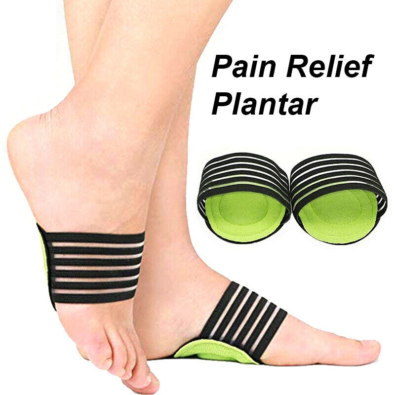 4x Foot Heel Pain Relief Plantar Fasciitis Insole Pads And Arch Support 