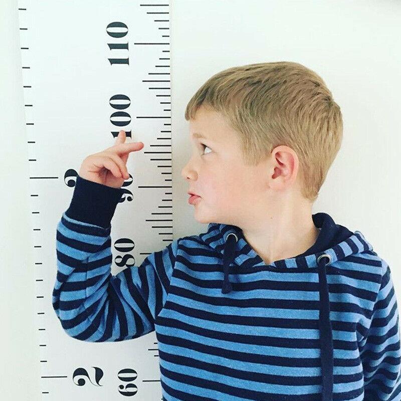 Kids Baby Growth Height Chart Ruler Wall Hanging Measure Child's Bedroom  Decor