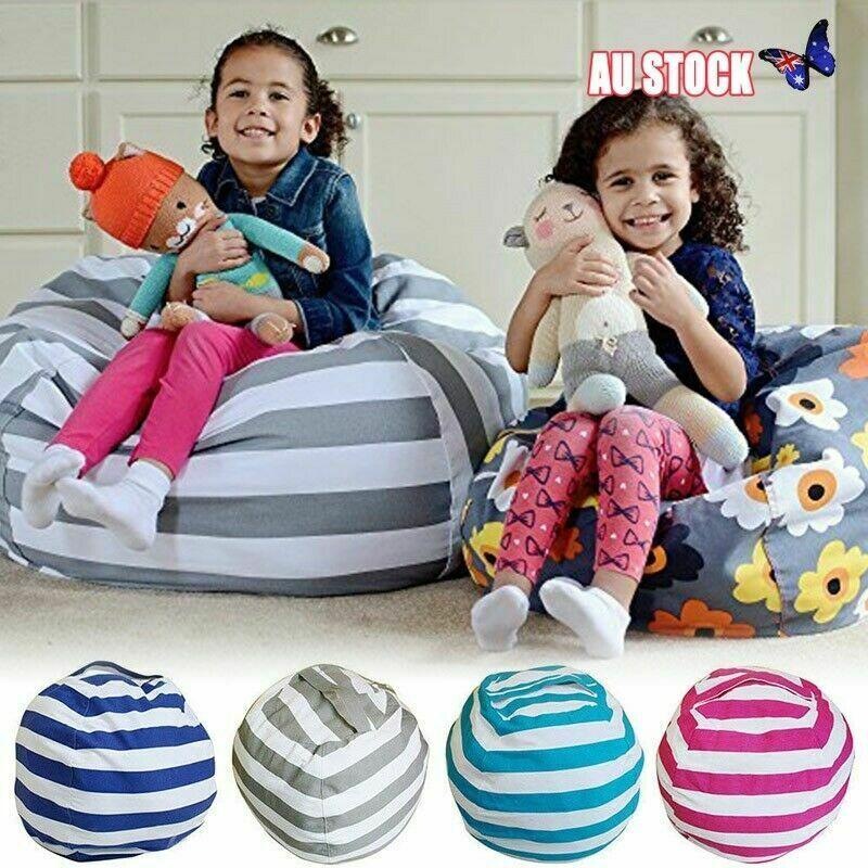 Buy Large Stuffed Animal Toy Storage Bean Bag Kids Bean Cover Soft Seat
