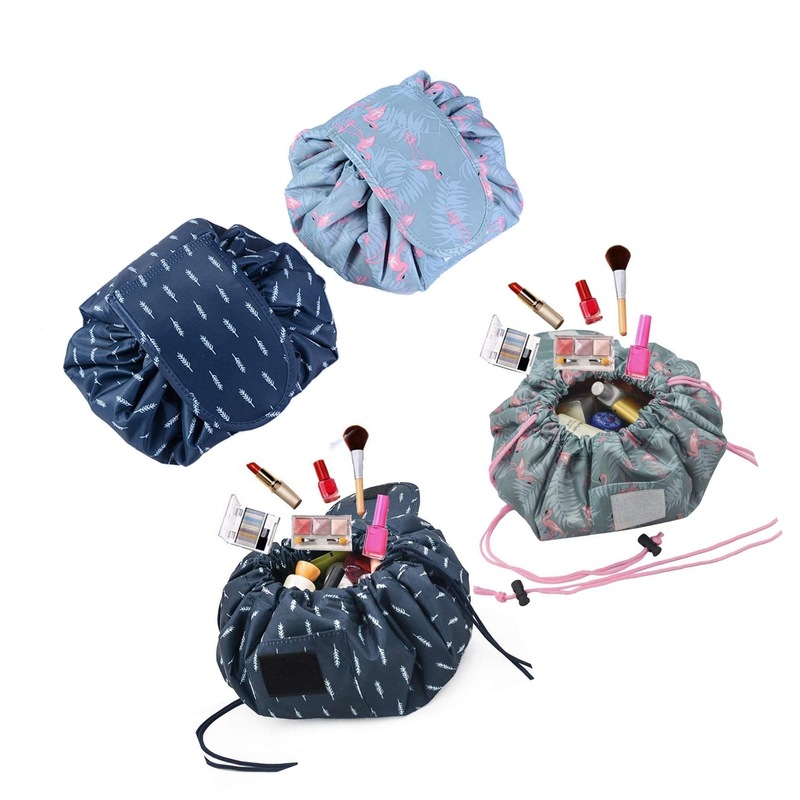 Buy Lazy Makeup Bag Drawstring Cosmetic Bag Magic Travel Pouch Portable