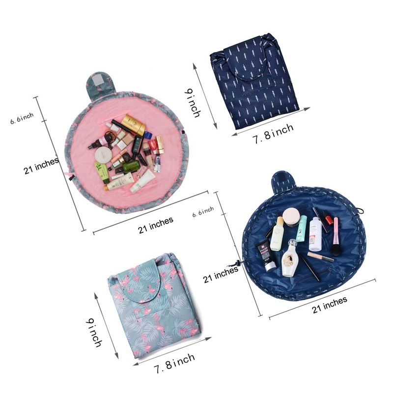 Buy Lazy Makeup Bag Drawstring Cosmetic Bag Magic Travel Pouch Portable