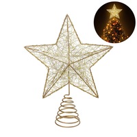 LED Topper Star Christmas Tree Decorations