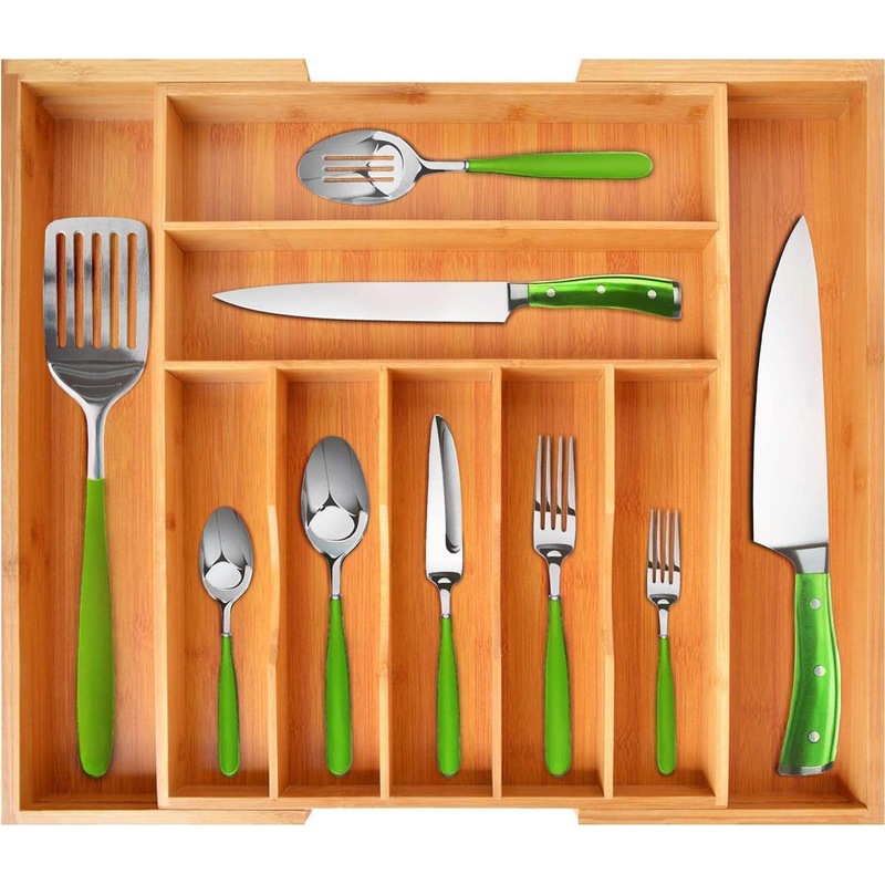 Buy ROYAL CRAFT WOOD Bamboo Kitchen Drawer Organizer Expandable