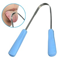 Scraper Breath Bad Pure Dental Care Oral Tounge Cleaner Stainless Steel Tongue