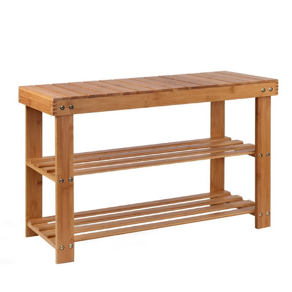Shoe Rack Bench Stool Cabinet Shelf Cupboard Wooden Storage Box Stand Organiser