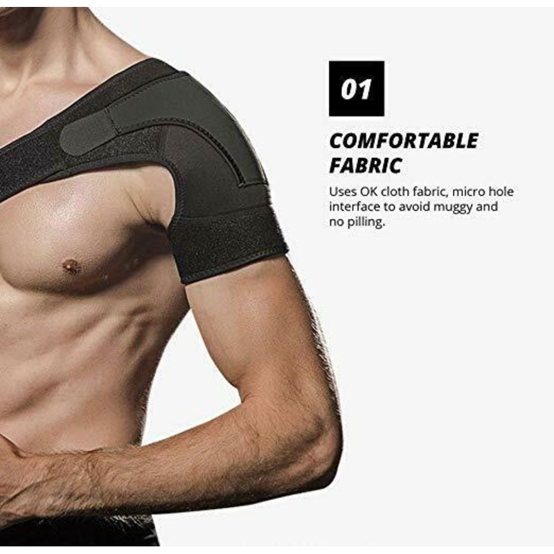 Buy Shoulder Brace Rotator Cuff Pain Relief Support Therapy Belt Sleeve