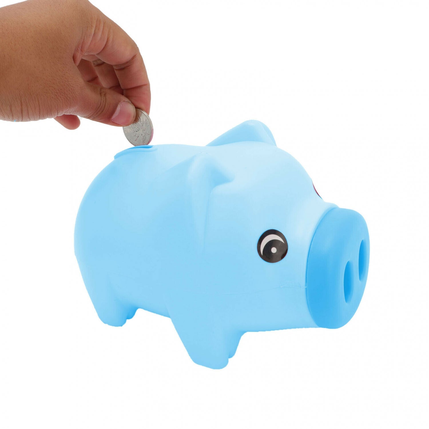 Coin Money Save Openable Box Pig Cash Tin Piggy Bank Plastic