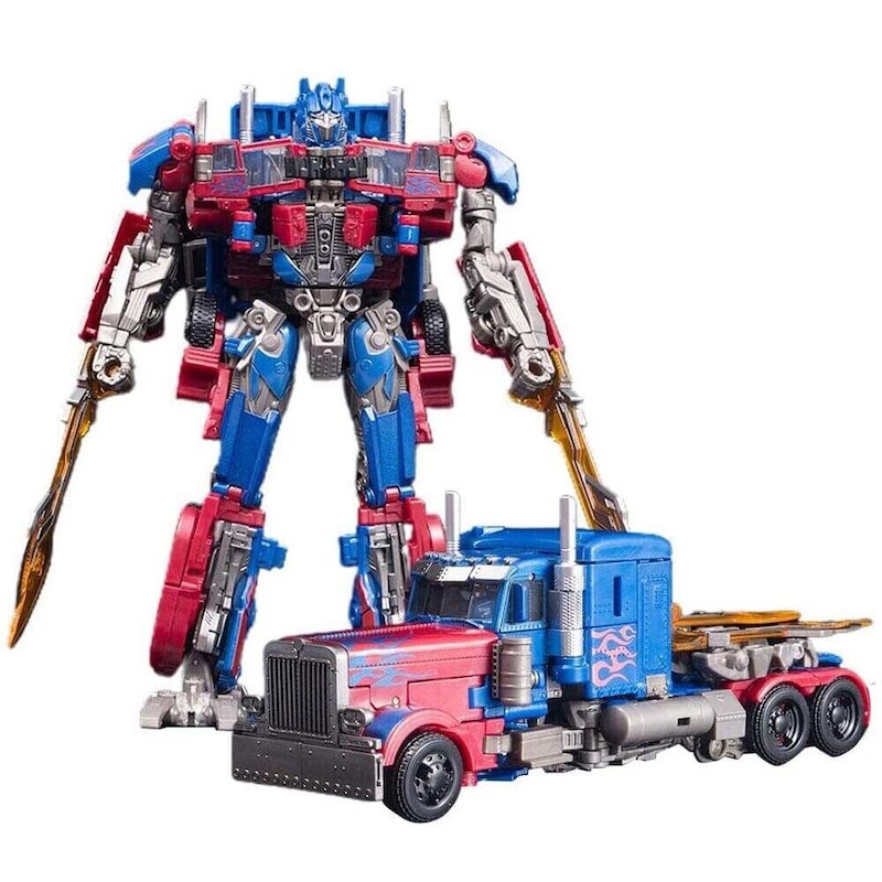 Buy Transformers Toys Optimus Prime Toy Deformed Car Robot Model Action ...