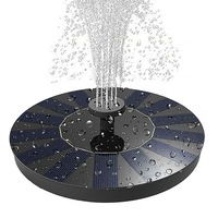 Water Fountain Pump Kit Bird Bath Solar Powered Pond Pool Garden Outdoor