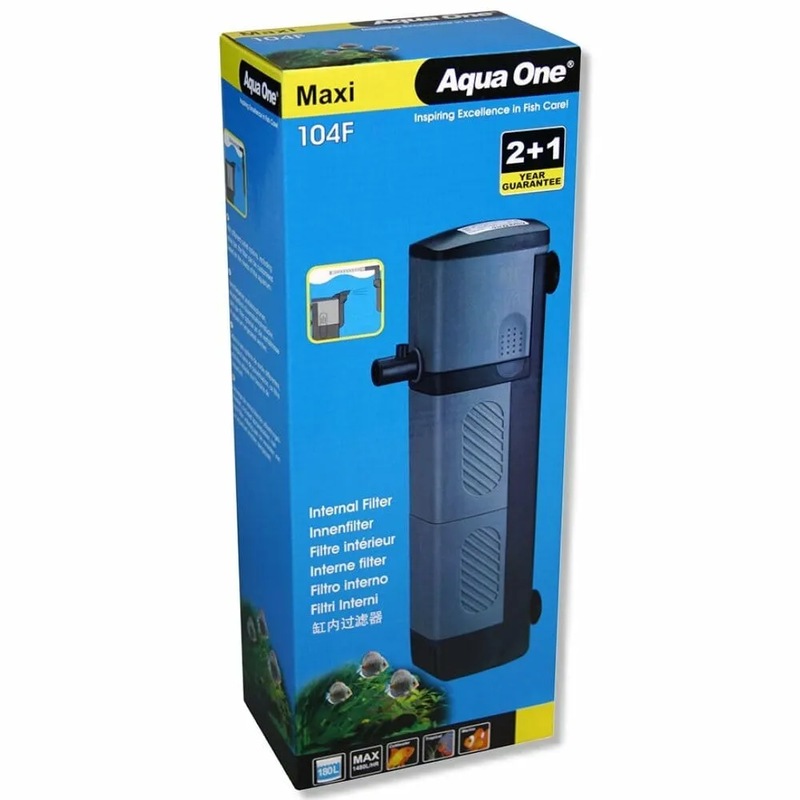 Buy Aqua One Maxi Internal Filter 104F Submersible Spray Bar 11334 MyDeal
