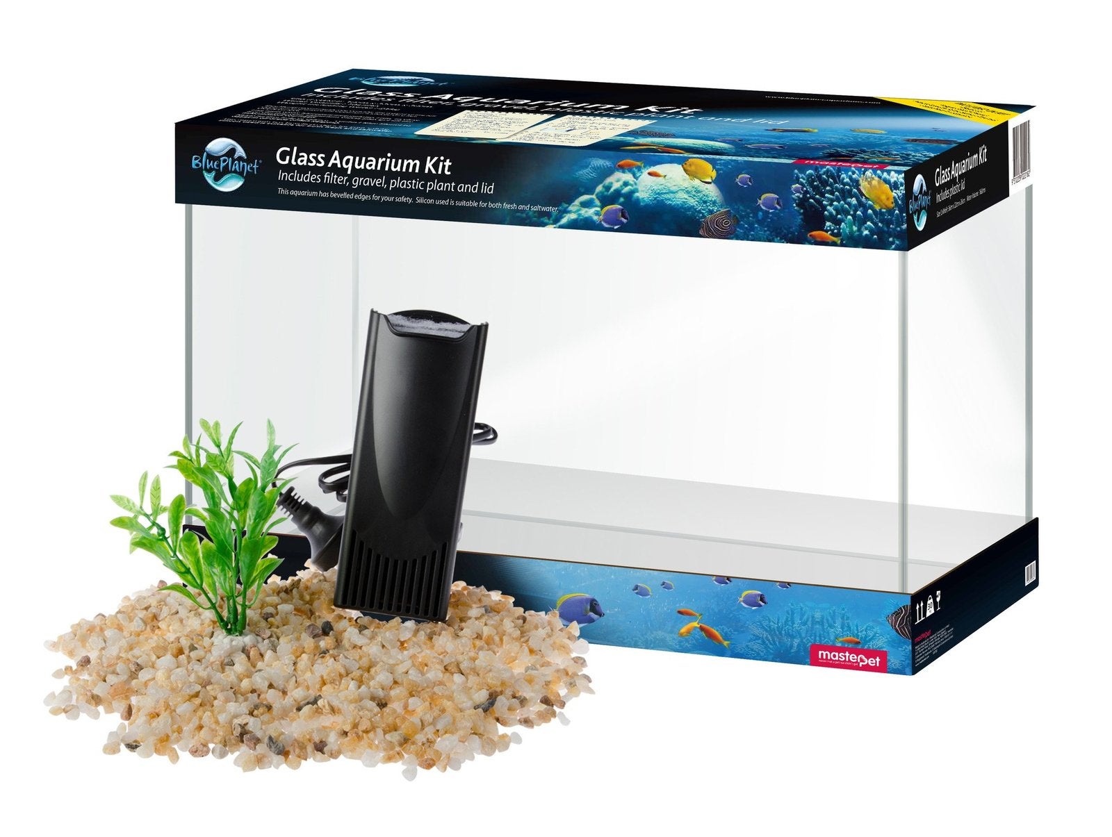 Blue Planet Glass Aquarium Kit 16Lt