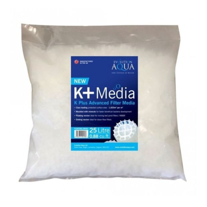 Buy Evolution Aqua K+ Advanced Moving Bed Filter Media 25L MyDeal