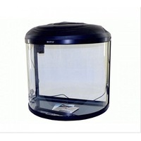 Petworx Round Front Aquarium 26L Black